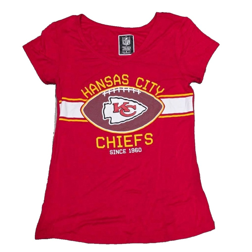 NFL Team Women's Kansas City Chiefs T-Shirt Red Small A004404
